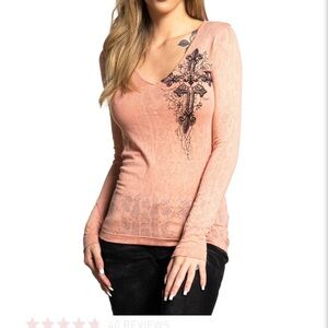 Lifeless Long Sleeve V-neck